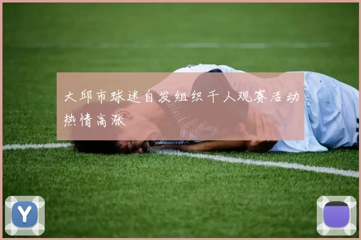 大邱市球迷自发组织千人观赛活动热情高涨